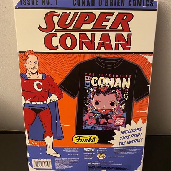 Super Conan Funko T-shirt NWT - Picture 2 of 2